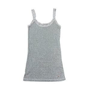 Y2K Hollister Lace Trim Tank Top